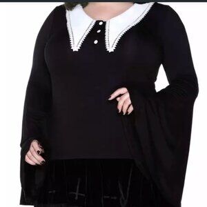 Killstar Morianna Long Sleeve Top Plus